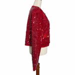 J.Crew NEW Mariner Jersey Lady Jacket Red Sequins Photo 7