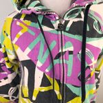 TNA Graphic Graffiti Zip Up Hoodie Sweatshirt Size Small Photo 1