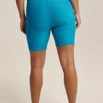 Beyond Yoga Spacedye Pockets Maternity Biker Short Small Blue Size undefined Photo 1