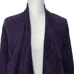 Barefoot Dreams  Calypso 436 Cascade Cardigan Size S/M Women's Purple Bamboo Photo 2