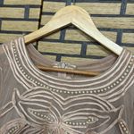 JS Collections  Pale Pink /Blush Beaded Maxi Dress Size‎ 8 Photo 4