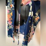 Flora Nikrooz Flora navy blue floral cover-up cardigan Photo 2