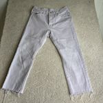 Levi's Women's 501 32x26 Raw Hem High Rise Button Fly Denim Light Purple Jeans Photo 1