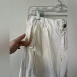 BDG Urban Outfitters Off White Cotton Cargo Pants Wide Leg Women's Size 2 Photo 4