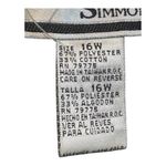 Vintage Richard Simmons Shirt Jacket Button‎ Down Pockets Teal Women 16 NWT Green Size 16W Photo 8