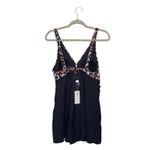 Holipick 14W Leopard Print Tummy Control V Neck Swim Dress NWT Photo 1