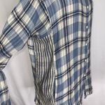 Velvet By Graham & Spencer Long Sleeves Blue Plaid Shirt With Pockets Small NWT Photo 11
