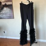 House Of CB  Nicolette‎ Black Trimmed Trousers NWOT black size L NWOT. $239 Photo 4