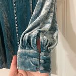 NEON BLONDE Vapour Velvet Mini Dress RTR Formal Deep Vneck Size Small Blue Photo 7