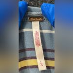 Free People Striped Button-Up Mini Shirt Dress Photo 5