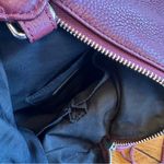 Rebecca Minkoff Mini Julian Pebbled Leather Backpack Burgundy EUC Photo 11