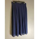 Boutique  Navy Pleated Straight Skirt Size XXL NWOT Photo 1