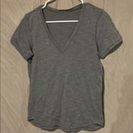 Lululemon Athletica Gray Short Sleeve T-Shirt Photo 0