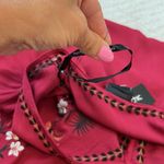 City Chic  Dress Precious Embroidered Rhubarb Photo 9