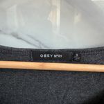 Obey NWT Crescent Moon dress - charcoal - size small Photo 2
