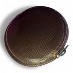 Loewe Vintage Embossed Brown Leather Coin Case – 3” Photo 3