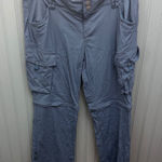 prAna Convertible Cargo Pants Women's Size 4 Zip Off Legs Hiking Outdoor Blue Photo 0