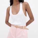 ZARA  | Belted shorts with darts | Pink | M Photo 2