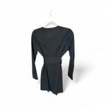 idem Ditto Black Long Sleeve Belted Blazer Dress Photo 2