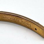 Michael Kors  Elegant Gold Cuff Bracelet with Silver Accents Photo 4