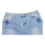 Route 66 VTG  Original Clothing Co Denim Maxi Skirt 5/6 Light Wash Flared Panel Photo 4