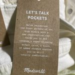 Madewell Jeans 10” Petite High Rise Skinny Pure White Step Raw Hem Sz 36/42 NWT Photo 6