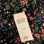 Lucky Brand  Ditsy Floral Off The Shoulder Boho Mini Dress Black Multicolor Small Photo 7