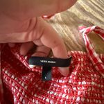 VERO MODA  Red Gingham Women's Top size Large Photo 1