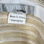 Ellen Tracy Ellen‎ Tracy Women's Packable Sun Hat Wide Brim Natural Cream Bow Travel Beach Photo 4