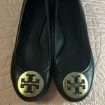 Tory Burch Black Flats with Gold Accent Photo 0