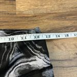 Alo Yoga  Mid Rise Airbrush Black White Marble Legging Photo 4