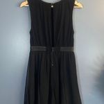 Alice + Olivia Bateau Neckline Black Mini Dress Photo 1