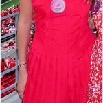 TCEC Boutique Red Pleated Mini Dress Photo 1