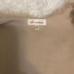 Self Esteem Ladies Size Large Furry Vest by  100% Polyester. Beige Tan Photo 2