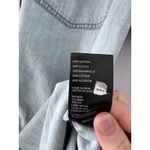 We The Free  Denim Pearl Snap Button Down Short Sleeve Shirt Boho Casual Photo 2