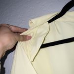 Babaton NWT Amira Chamomile Yellow Mini Wrap Dress Size Medium Photo 8