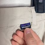 Patagonia stretch all wear organic cotton blend cream khaki cropped pants sz 0 Photo 8