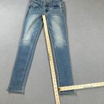American Eagle VTG  Jeans Womens 4 Blue Jegging Super Stretch Light Wash Low Rise Photo 3