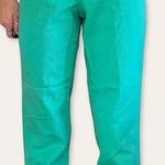 American Vintage Jackpot Jeans deadstock 80s vintage teal high waist straight leg mom jeans - 28" Photo 0