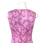 Ann Taylor Womens Dress Sz 4P Petite Ruffle Pleated Silk Floral Summer Tropical Photo 4