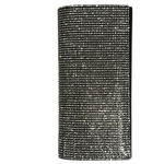 Forever Young Clutch Bag Chain Strap Silver Rhinestone Wallet Purse 8x4 NEW Photo 1