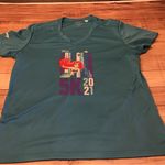Disney Rundisney princess virtual 5k little mermaid 2021 race shirt woman’s XL Photo 0