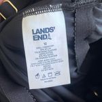 Lands' End slimming black swim dress size 12 UPF 50 adjustable cinched Photo 8