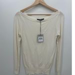 Sandro Ferrone Womens Cream Knit Sweater Size L NWT Minimal Capsule Size L Photo 0