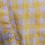 Talbots  Yellow Gingham Popover Top Photo 8