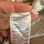 Free People  Beach Cream Knit Pull On High Waist Pants Sz M Photo 5