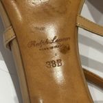 Ralph Lauren Purple Label  Patent Leather Strappy Stiletto Heels Beige Size 38B Photo 5