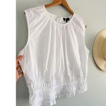 J.Crew | NWT Hyacinth top in cotton poplin in White | Sz XL Photo 2