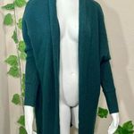 Old Navy Green Whimsical Knit Long Open Cardigan Photo 1