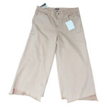 DL1961 NWT Hepburn Wide Leg High Rise Vintage Bellini Pink Raw Hem Jeans Sz 20W Photo 0